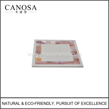 Natural Pink Shell Bathroom Soap Dishes for Luxury Hotel